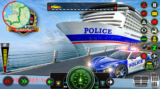 Police Muscle Car Cargo Plane screenshot 5