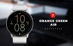 Orange Green Air Watch Face screenshot 2