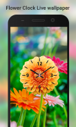 Flower Clock live wallpaper screenshot 3