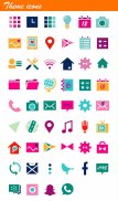 Colorful Zebras Theme +HOME screenshot 3