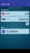 US Dollar to Thai Baht screenshot 0