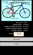 Medidas de bicicleta - plus screenshot 2