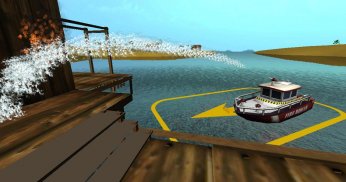 Fire Boat simulator 3D screenshot 5