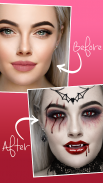 Halloween Vampire Makeup screenshot 4