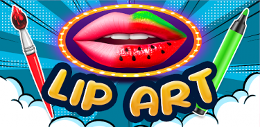 Lipstick Lip Art: Makeup Games screenshot 2