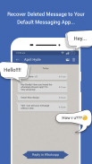 Undelete - Reveal deleted social apps messages screenshot 1