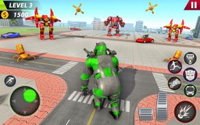 Gorilla Bus Robot : Car Game screenshot 0