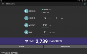 RMR Calculator & Tracker screenshot 8