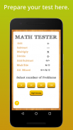 Math Tester screenshot 0