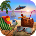 Summer Vacation Hidden Object Game Icon