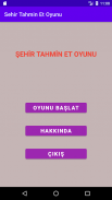 Şehir Tahmin Et Oyunu screenshot 1