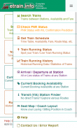 Indian Railways @etrain.info screenshot 21