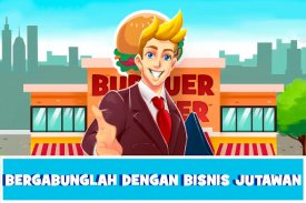 Burger Clicker: Idle Permainan screenshot 0