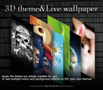 APSU Launcher 3D - tema, wallpaper, cekap screenshot 3
