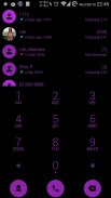 ExDialer Flat BlackPurple theme screenshot 0