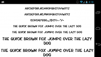 Fonts for FlipFont 50 Clean screenshot 0