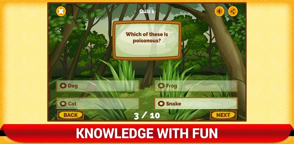 Wild Zoo Animals Quiz Fun App - Baixar APK para Android