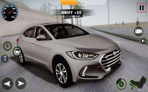 Elantra Car driving Simulator screenshot 1