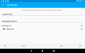 SMS forwarder screenshot 2