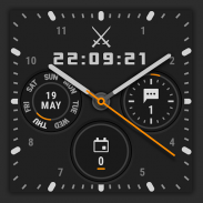 ⌚ Watch Face - Ksana Sweep for Android Wear OS screenshot 3