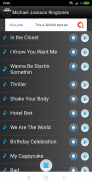 Michael Jackson Ringtones screenshot 2