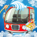 Kids Bus Wash Garage & Service Station Icon