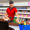 Shopping Mall Store 3D Cashier Icon