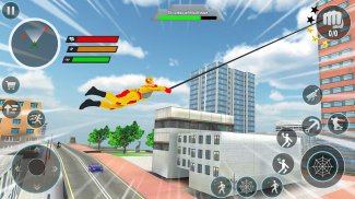 Police Robot Rope Hero Game 3d screenshot 3