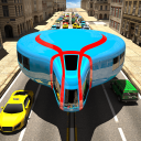 Gyroscopic Elevated Bus Simulator Public Transport