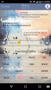 Free Glass Emoji Keyboard Skin screenshot 4