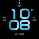 Cold Blue Watch Face icon