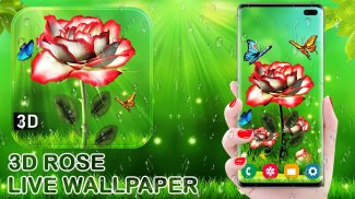 Rose Live Wallpaper 3D Effects screenshot 0