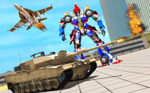 Robot Transform Tank Action Game screenshot 0
