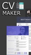 Professional CV Maker - Free Resume Builder screenshot 1