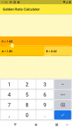 Golden Ratio Calculator screenshot 1