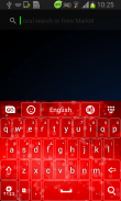 Red Pulse Keyboard Theme screenshot 2