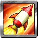 Space Mission: Rocket Launch Icon