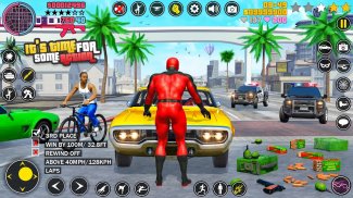 Gangster Crime Rope Hero City screenshot 5