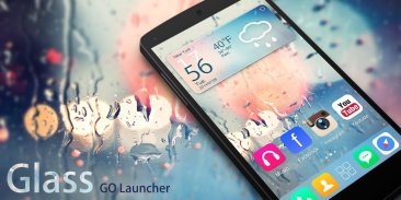 Glass GO Launcher Theme screenshot 0