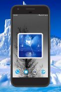 Ice Clock Live Wallpaper screenshot 0