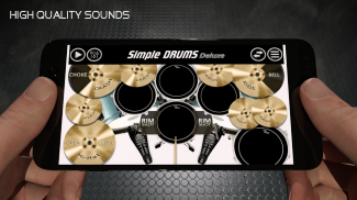 Simple Drums Deluxe - Drum Kit screenshot 7