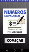 Números em Palavras para escrever cheques screenshot 1