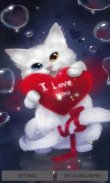 Red Heart Cat LWP screenshot 0