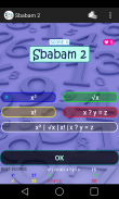 Sbabam 2 - Math exercises screenshot 1