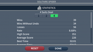 Spider Solitario Pro screenshot 8
