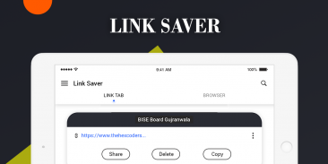 LinkSaver: Save Links Save Urls copy to clipboard screenshot 3