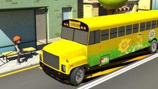 Autobús escolar de conducción screenshot 2