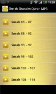 शेख Shuraim कुरान एमपी 3 screenshot 1
