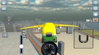 Flying Tuk Tuk Auto Rickshaw screenshot 0