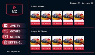 IPTV Zap Player screenshot 1